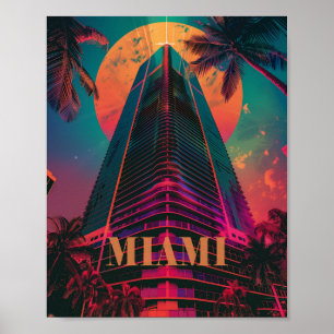 Poster Miami Tower Florida