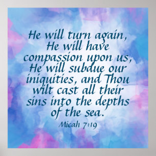 Poster Micah 7:19