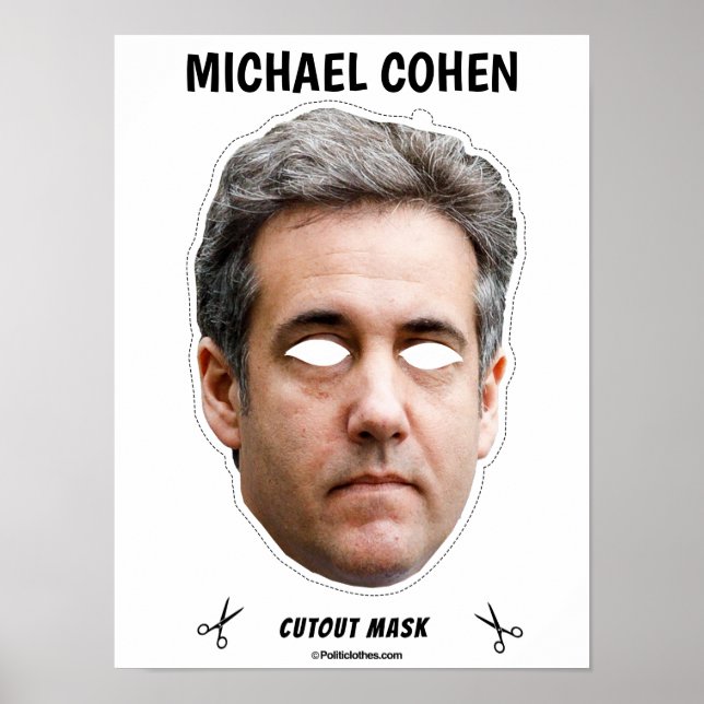 Poster MICHAEL COHEN Halloween Mask (Frente)