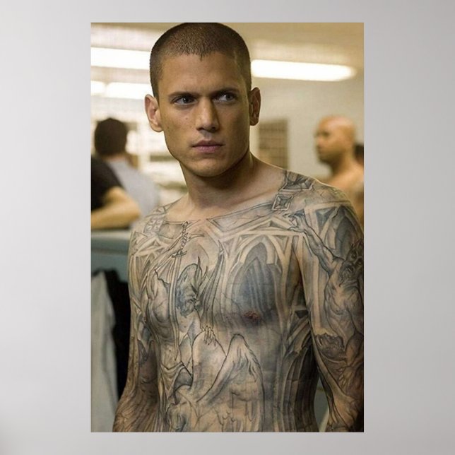 Poster Michael Scofield Prison Break (Frente)