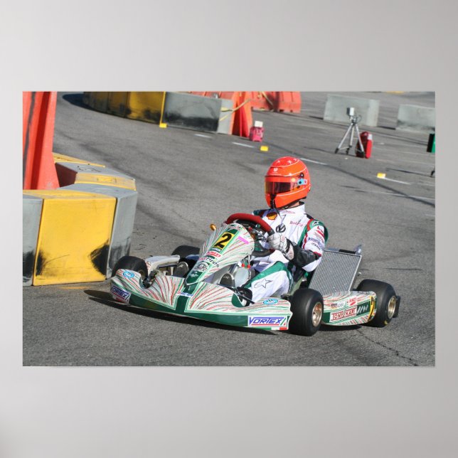 Poster Michael Scumacher Supernats em Vegas (Frente)