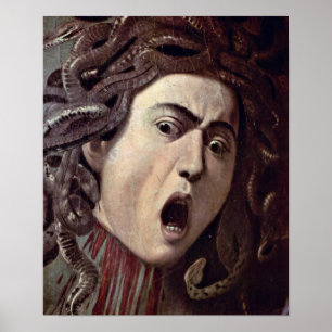 Pôster Michelangelo a Dinamarca Caravaggio - cabeça do