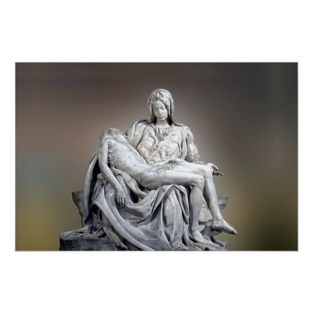 Pôster Michelangelo - A Pieta (Frente)