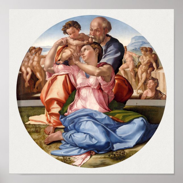 Poster Michelangelo - Doni Tondo (Frente)