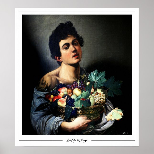 Poster Michelangelo Merisi da Caravaggio Arte Postal Zedi (Frente)