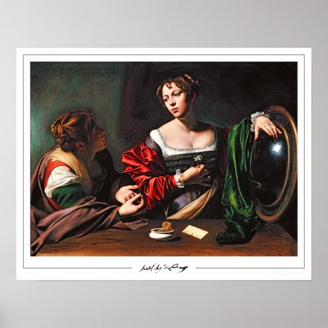 Poster Michelangelo Merisi da Caravaggio Arte Postal Zedi (Frente)