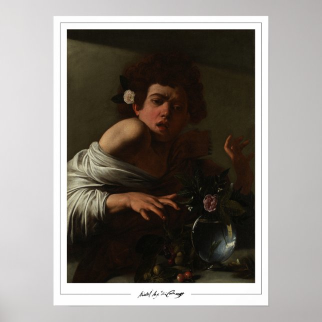 Poster Michelangelo Merisi da Caravaggio Arte Postal Zedi (Frente)