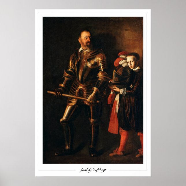 Poster Michelangelo Merisi da Caravaggio Arte Postal Zedi (Frente)
