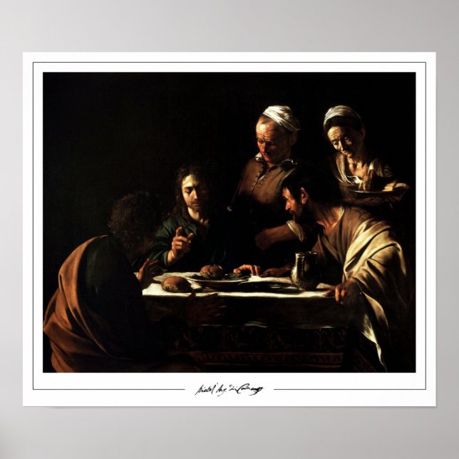 Poster Michelangelo Merisi da Caravaggio Zedign Art Poste (Frente)
