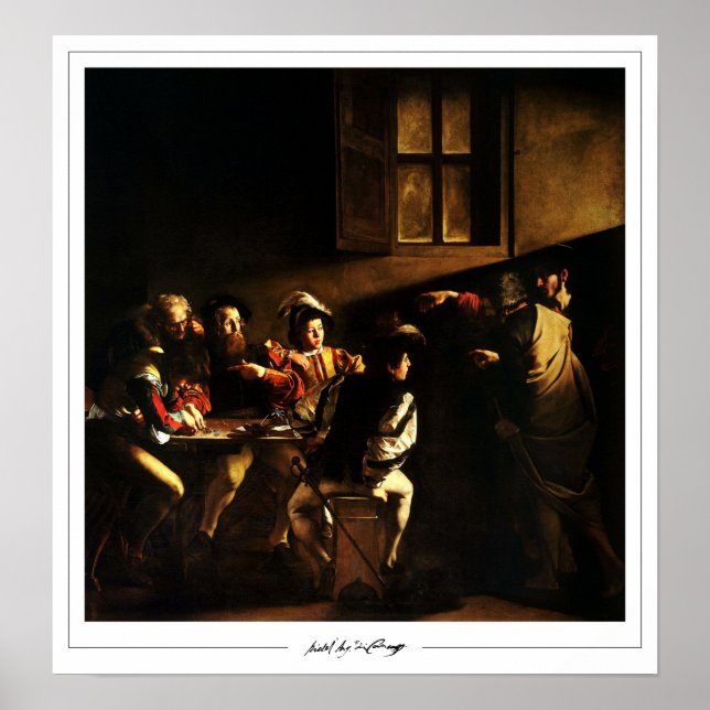 Poster Michelangelo Merisi da Caravaggio Zedign Art Poste (Frente)