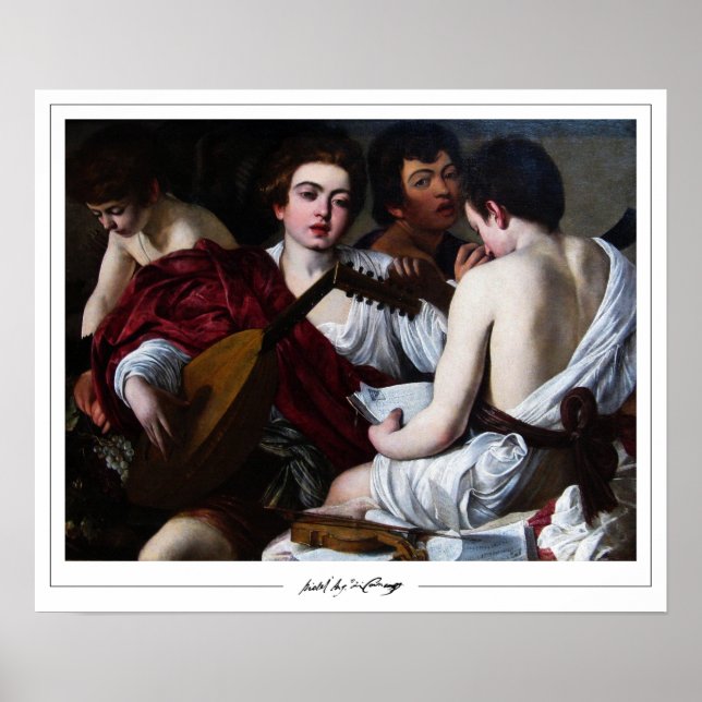 Poster Michelangelo Merisi da Caravaggio Zedign Arte Post (Frente)