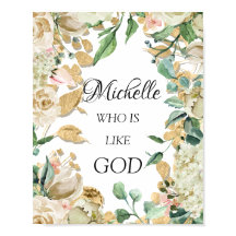 Michelle significa Florals Bridal Birthday