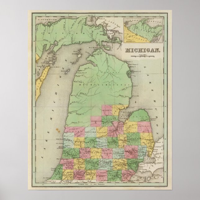 Poster Michigan 3 (Frente)