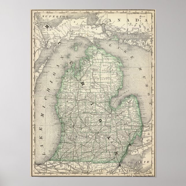 Pôster Michigan 8 (Frente)