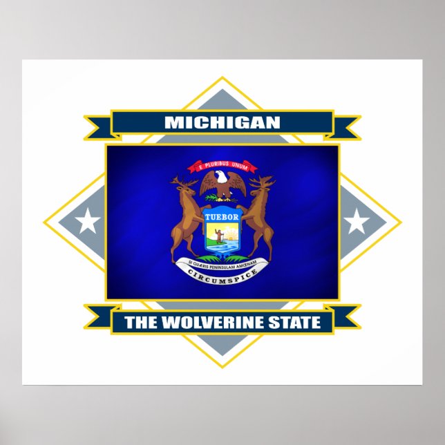 Poster Michigan Diamond (Frente)