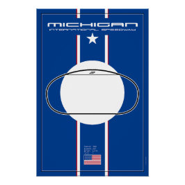 Pôster Michigan International Speedway