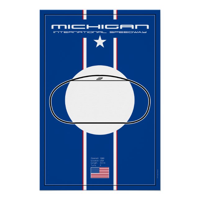 Pôster Michigan International Speedway (Frente)