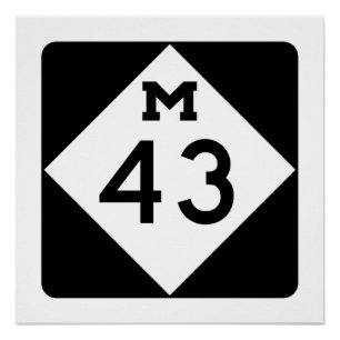 Pôster Michigan M-43