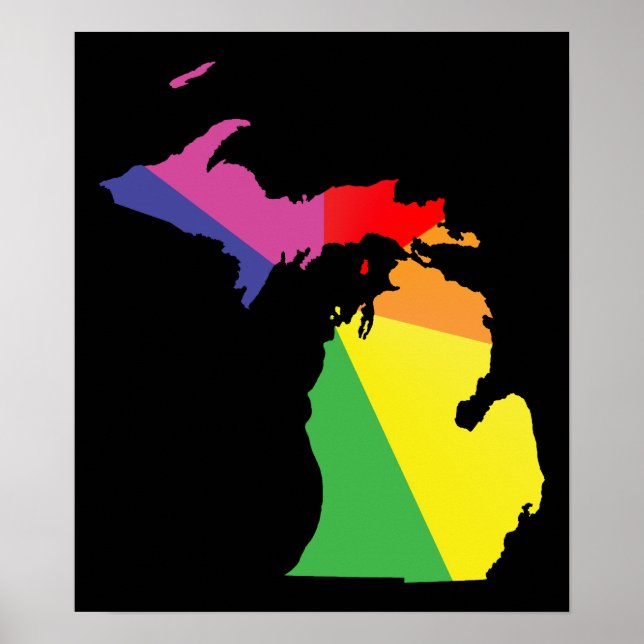 Pôster Michigan orgulde. (Frente)