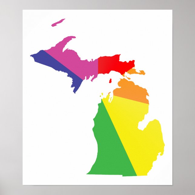 Pôster Michigan orgulde. (Frente)
