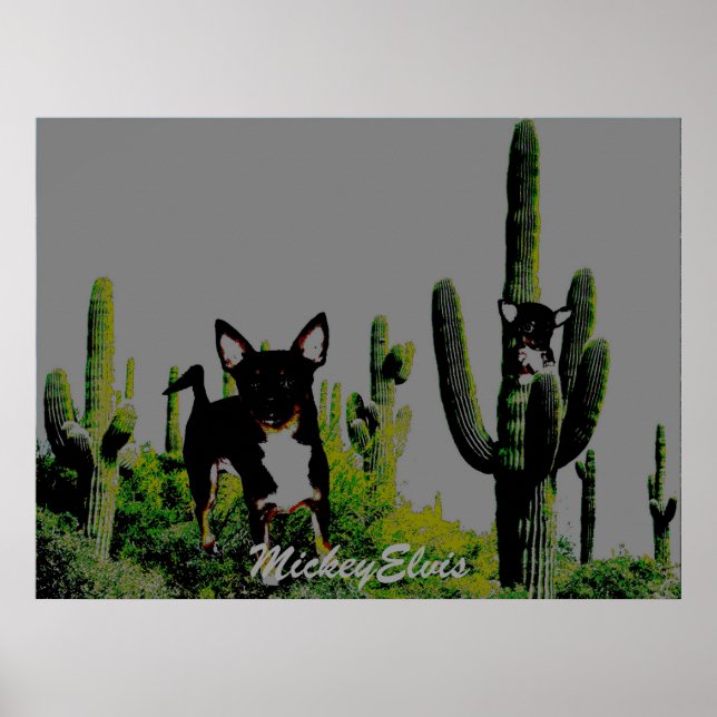 Pôster MickeyElvis bonito (Frente)