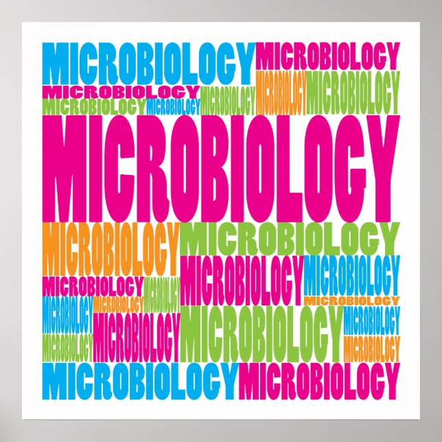 Poster Microbiologia Colorida (Frente)