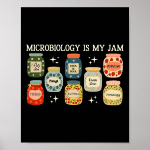 Poster Microbiologia É Minha Paixão Bactérias E Células B