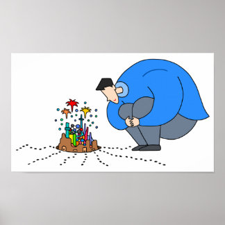 Poster Microcosmo aos seus pés