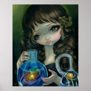 Pôster Microcosmo:  Arte grande do lowbrow do olho do