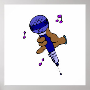 Pôster Microfone