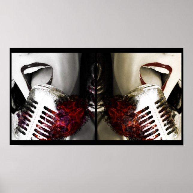 Pôster Microfone 2 (Frente)