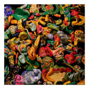 Pôster Micromanetiques detalham Micro objetos miniatura