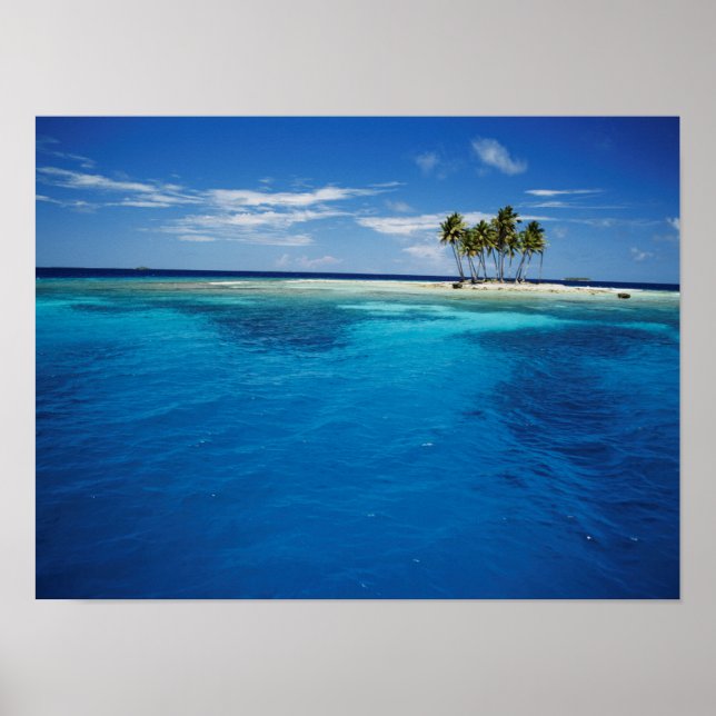 Pôster Micronésia, Tonowas, Visão tropical idílica (Frente)