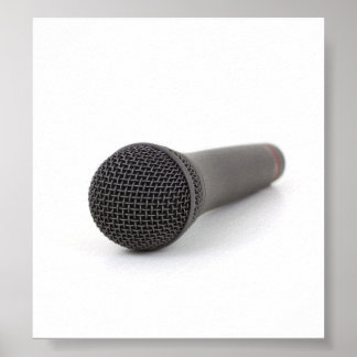 Poster Microphone Photo