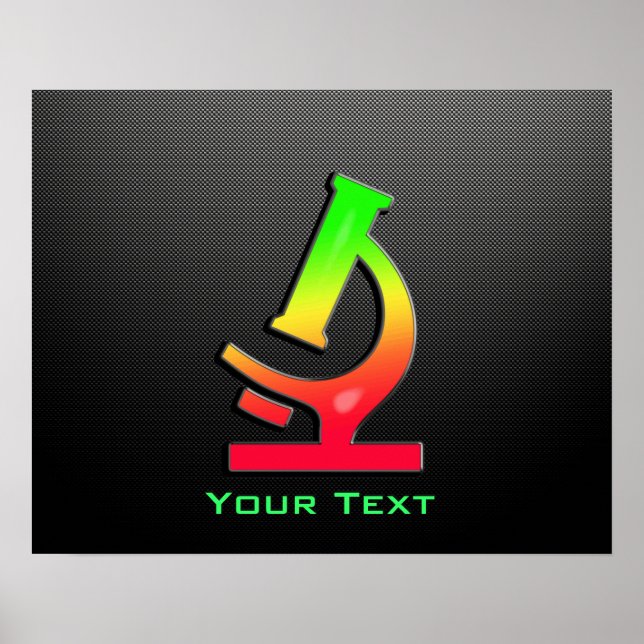 Pôster Microscópio elegante (Frente)