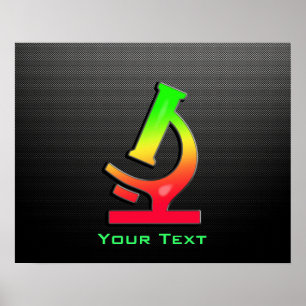 Pôster Microscópio lustroso