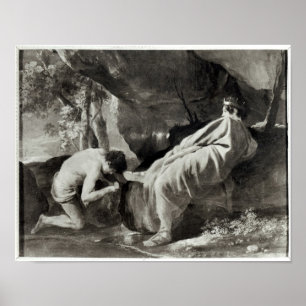 Pôster Midas na fonte do rio Pactolus