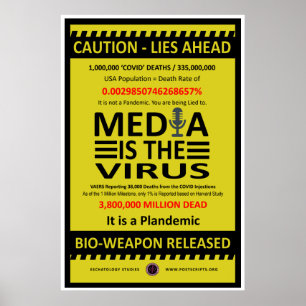 Poster Mídia é o vírus