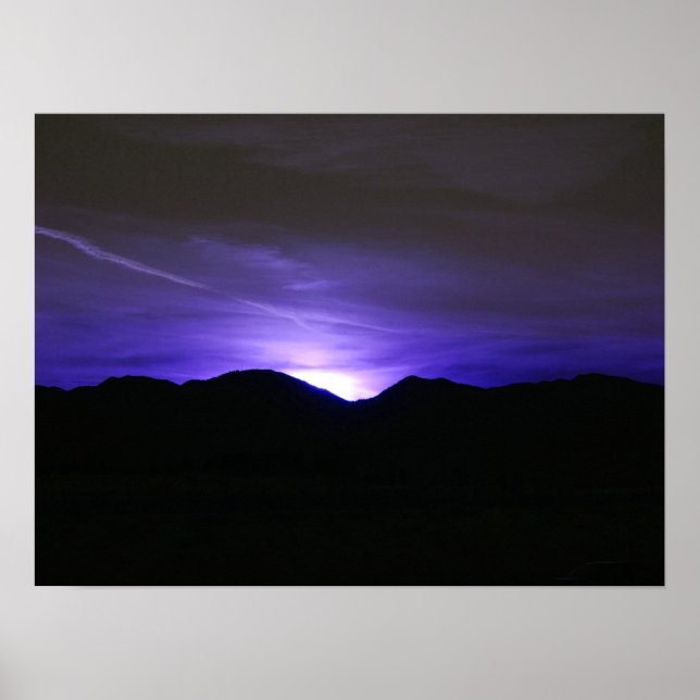 Poster Midnight Blue Sky (Frente)