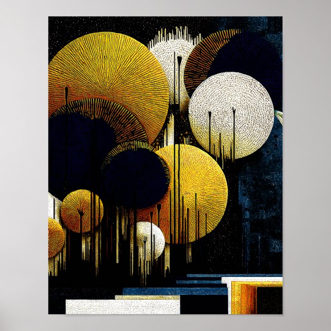 Poster Midnight Forest #14 - Download Digital 4x5 (Frente)