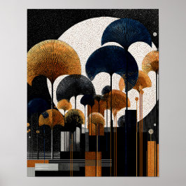 Poster Midnight Forest #6 - Download Digital 4x5