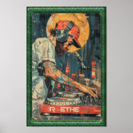 Poster Midnight Mix – Urban DJ Vibes