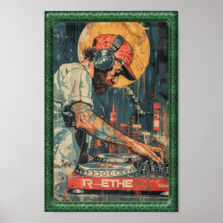 Poster Midnight Mix – Urban DJ Vibes