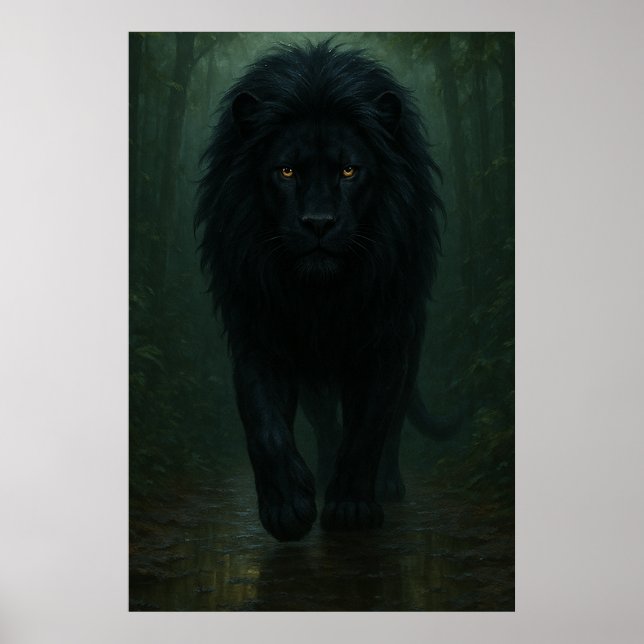 Poster Midnight Panther King (Frente)