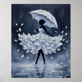 Poster Midnight Petal Walz
