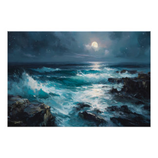 Pôster Midnight Serenade: Lunar Tide