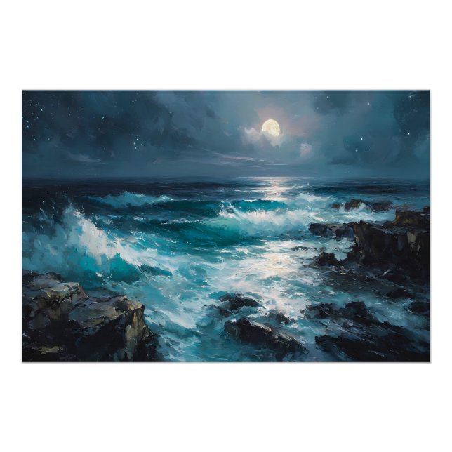 Pôster Midnight Serenade: Lunar Tide (Frente)