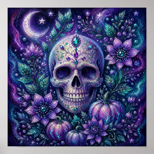 Poster MidNiteMysticSkull (Frente)