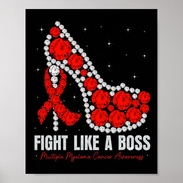 Poster Mieloma Múltiplo Sensibilização Para Combater O Ca (Frente)