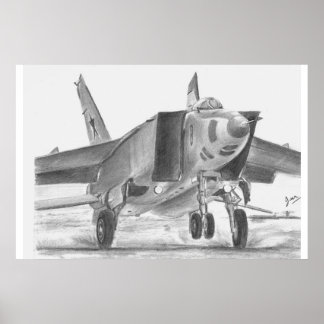 Poster MiG 25 Foxbat